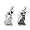 316 Surgical Stainless Steel Pendants STAS-H347-04-1