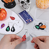 DIY Halloween Teardrop Iron Dangle Earrings Making Kit DIY-SC0025-65-3