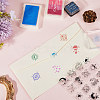 CRASPIRE 2 Sheets 2 Styles PVC Plastic Stamps DIY-CP0009-95-4