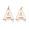 Brass Enamel Pendants KK-R139-04A-1