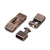 Tibetan Style Snap Lock Clasps RLF11313Y-NF-1