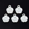 Acrylic Imitation Pearl Pendants OACR-N134-008-1