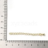 Brass Curb Chain Extender X-KK-Q807-13G-4