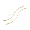 Brass Earring Findings KK-A274-17E-G-2