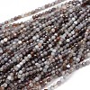 Natural Botswana Agate Round Beads Strands G-P115-11-3