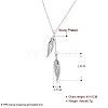 Trendy Brass Lariat Necklaces NJEW-BB21172-6