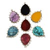 Natural Mixed Stone Pendants G-D072-01G-1