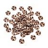 Tibetan Style Alloy Wavy Spacer Beads LS-RLF9350Y-NF-1