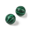 Synthetic Malachite No Hole Sphere Beads G-K353-04A-44-2