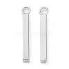 304 Stainless Steel Pendants STAS-P327-09A-P-1
