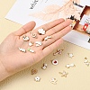 30Pcs 30 Style Light Gold Alloy Enamel Pendants ENAM-YW0001-80-10