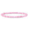 4mm Round Natural Rose Quartz Beads Bracelet for Men KG3069-33-1