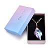 Best Wish Cardboard Pendant Necklace & Ring Boxes CBOX-L008-007B-01-3