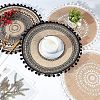 Olycraft 4Pcs 4 Style Handmade Braided Jute Placemat DJEW-OC0001-27-5