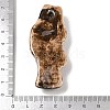 Handmade Porcelain Big Pendants PORC-Z003-01G-4