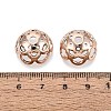 UV Plated ABS Bead Caps OACR-D316-04B-09-3