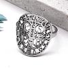 304 Stainless Steel Adjustable Finger Rings RJEW-C074-01P-1