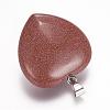 Synthetic Goldstone Pendants G-E338-10G-2