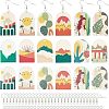 DIY Dangle Earring Making Kits DIY-NB0005-18-1