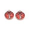 Valentine's Day Theme Alloy Enamel Pendants ENAM-T020-50E-01-1