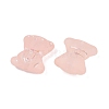 Frosted Transparent Acrylic Beads OACR-P029-20B-02-3