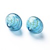 Transparent Handmade Blown Glass Globe Beads GLAA-T012-45-3