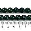 Natural Green Onyx Agate(Dyed & Heated) Beads Strands G-R009-A01-01-5