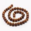 Natural Elephant Skin Jasper/Miriam Stone/Calligraphy Stone Beads Strands G-F512-6mm-2