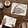 Plastic Reusable Drawing Painting Stencils Templates DIY-WH0202-292-3