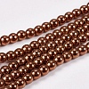 Electroplate Non-magnetic Synthetic Hematite Beads Strands X-G-J169A-4mm-01-1