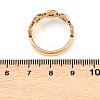 304 Stainless Steel Micro Pave Cubic Zirconia Finger Rings for Women RJEW-K315-03G-5