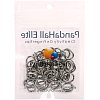 201 Stainless Steel Open Jump Rings Oval Jump Rings STAS-PH0005-08-4