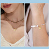 7Pcs 7 Colors Brass with Cubic Zirconia Charms KK-TA0008-37-8