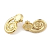 Left and Right Ion Plating(IP) 304 Stainless Steel Stud Earrings Findings for Women EJEW-B050-02G-2