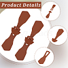 8Pcs 1-Hole PU Leather Buttons FIND-GF0008-82B-6