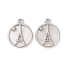 Alloy Acrylic Pendants FIND-R147-08P-1