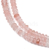 Cherry Quartz Glass Beads Strands G-U026-B01-4mm-4