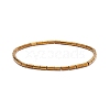 Glass Column Beaded Stretch Bracelet for Women BJEW-JB08625-3