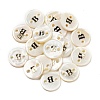 Freshwater Shell Buttons BUTT-Z001-01B-1