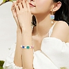 10Pcs Gradient Color & UV Plating Transparent Acrylic Beads OACR-YW0002-25B-6