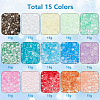   225G 15 Colors Frosted No Hole MRMJ-PH0001-79-4