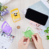 CRASPIRE 8Pcs 4 Colors Cute Mini Chair Shape Cell Phone Stand AJEW-CP0007-15-3