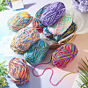 Light Gradient Segment Dyed Polyester Yarn DIY-TADJ0002-005M-7