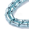 Electroplate Glass Beads Strands EGLA-Q128-13G-3