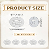 10Pcs 304 Stainless Steel Charms STAS-LP0003-19G-2