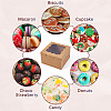 Square Paper Biscuit Boxes with Lace Edged Square Clear Window CON-TAC0001-12A-02-9