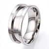201 Stainless Steel Grooved Finger Ring Settings RJEW-TAC0017-8mm-02A-2