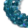 Electroplate Transparent Glass Beads Strands LS-EGLA-A035-T10mm-L12-3