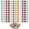 120Pcs 12 Colors Golden Plated Alloy Charms ENAM-SZ0001-64S-1