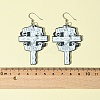 304 Stainless Steel Dangle Earrings EJEW-FS00007-6